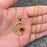 Tiger's Eye & CZ Star Moon 18K Golden SS Necklace - FGS/MS
