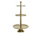 Cake Stand 3 Tier Gold