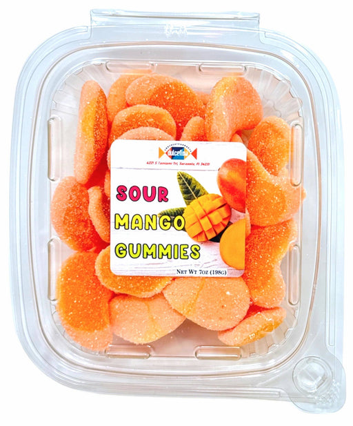 Swedish Sour Mango Gummy 7oz Tub