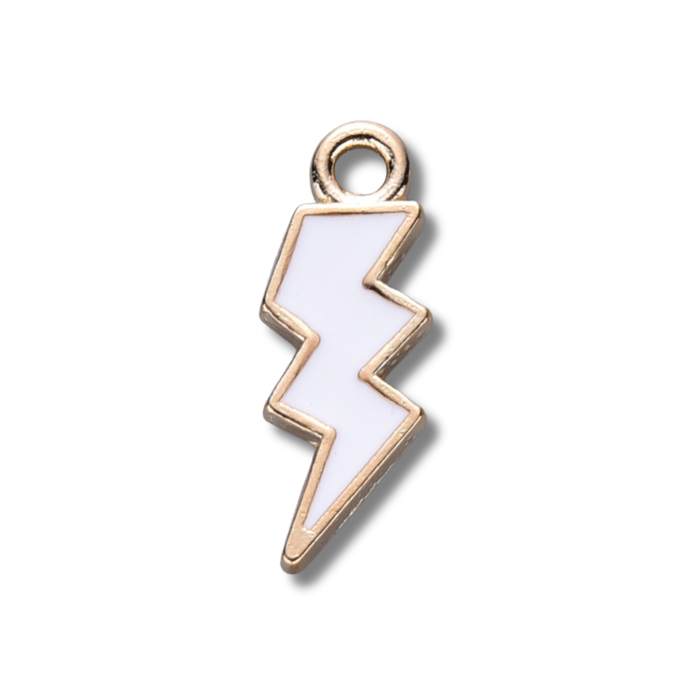 Lightening Bolt Colored Charm