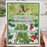 Funny Christmas Card. Salad all Brown and Soggy?