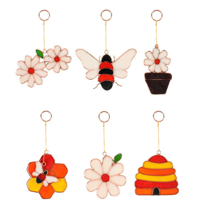 Mini Daisy and Bee Suncatchers