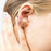 14K Gold Filled PLUS Paperclip Earrings
