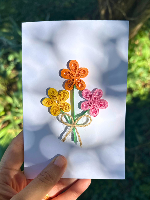 ASST Greeting Cards, Handcrafted paper Flower cards