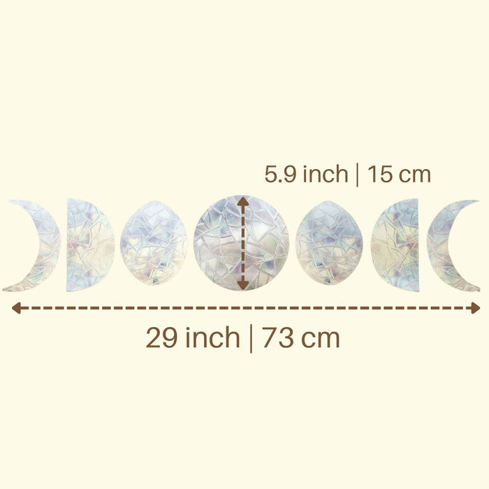 Moon Phase Suncatcher Window Cling Sticker - Decor