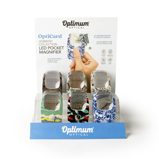 Optimum Optical The Hobbyist Opticard LED Pocket Magnifier