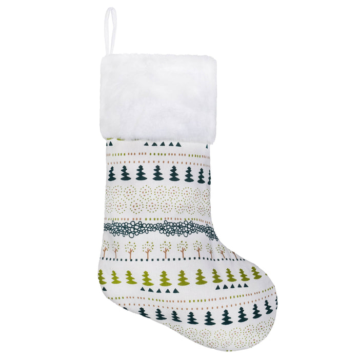 New Fresh Forest Style Christmas Stocking
