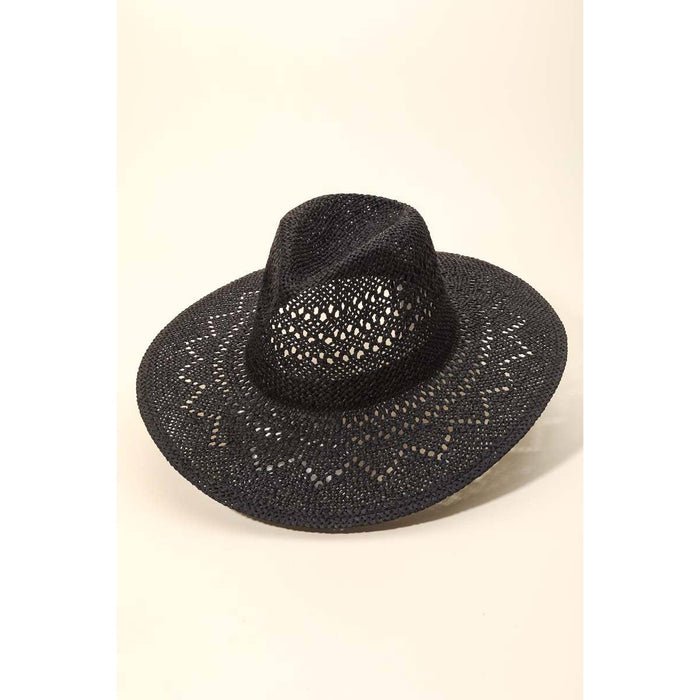 Loose Weave Straw Sun Hat