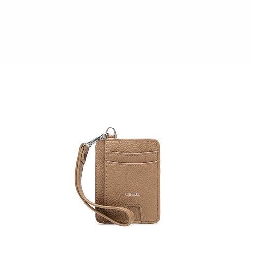 Kit - Recycled Vegan Card Wristlet - Latte Pebbled