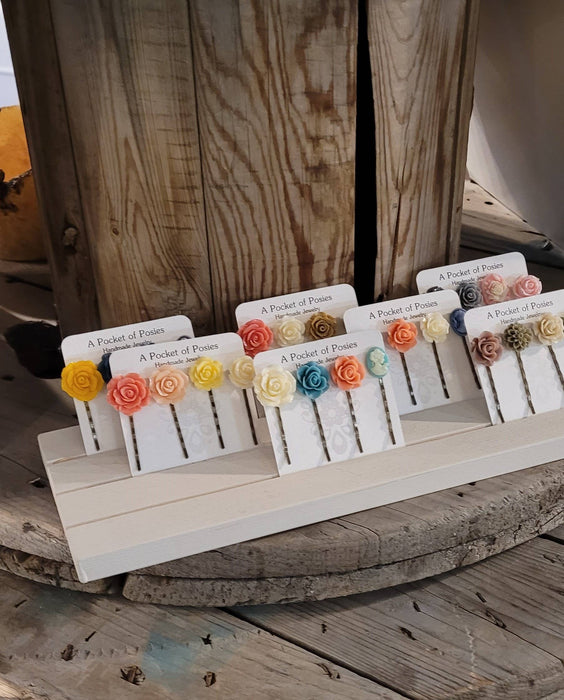 Yellow Daisy Bobby Pins