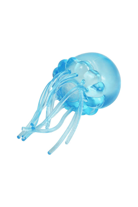 Jellyfish Clear Solid Maltose Putty Filled Squishy - 4 Inch