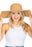 Thin Light-Weight Floppy Straw Beach Sun Hat
