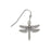 Silver Dragonfly Earrings