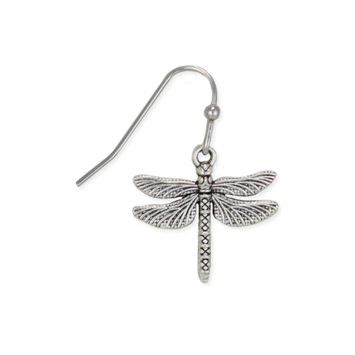 Silver Dragonfly Earrings
