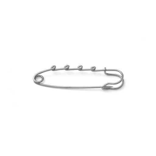 18K Gold Stainless Steel Charm Holder Brooch
