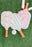 Pastel Bows and Stripes Double-Sided Pickleball Paddle