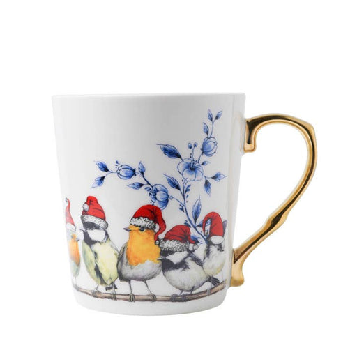 Christmas Forest Birds Mug