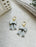 Holiday Bow Huggies | Polymer Clay Earrings 