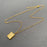 Enamel Book 18K Golden S.Steel Necklace