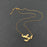 Butterfly Swarm Charm 18K Gold-plated Necklace