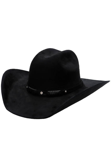Faux Nubuck Suede Cutter Cowboy Hat