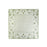 Floral Border Speckled Panel Square Scarf