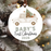 Baby's First Christmas Ornament 2026 | Cream Truck