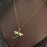 Dragonfly Charm Gold-plated Necklace