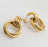 Double Round Stud Earring