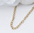 18K Gold PVD Stainless Steel Cable Link Chain Necklace