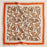 Retro Paisley Silk-Feel Square Scarf for Timeless Look