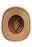Buffalo Skull Belt Tycoon Retro Faux Wool Felt Cowboy Hat