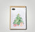 Artistic Christmas Tree Plantable Greeting Card