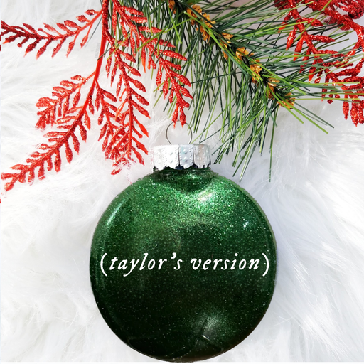 Taylor’s Version Glitter Ornament | Plastic | Taylor Swift