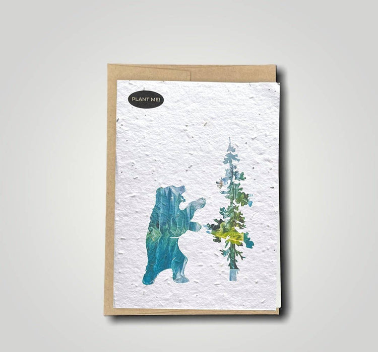 Bear + Tree Plantable Greeting Card