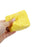 Yellow Cheese Cube Soft Slow Rising Foam Scented Squishy
