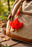 Cute Maple Leaf Plush Bag Charm Keychain Canada Souvenir Gift