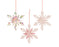 Orn Snowflake Pinks