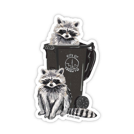 Toronto Trash Raccoon Vinyl Sticker