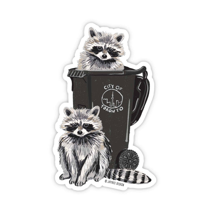 Toronto Trash Raccoon Vinyl Sticker