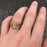 Abalone Shell Leaf Shape 18K Gold Plated S.Steel Ring - FGS