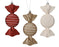 Orn Candy Red/Tan/Cream