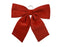 Bow Christmas Red with Gold Hanger 62 cm