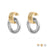 Double Round Stud Earring