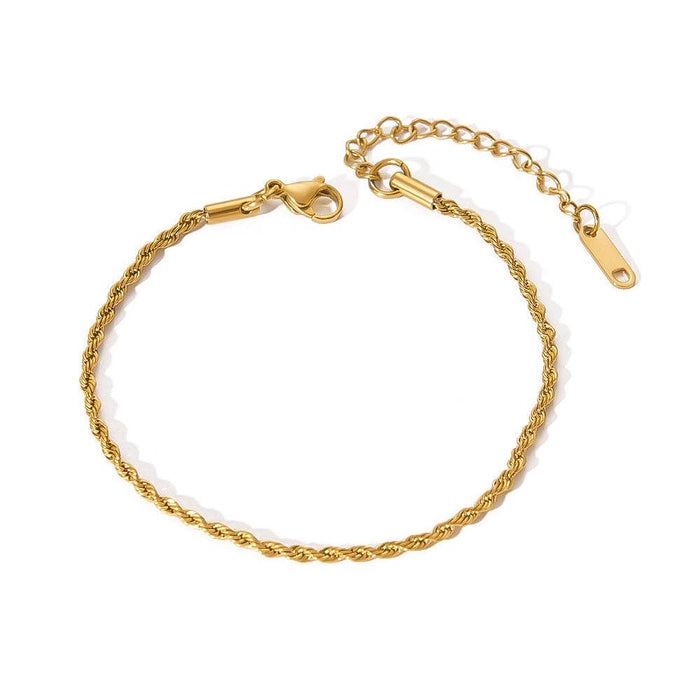 Multi Style 18K Gold Plated SS Chain DIY Accessories - FGS