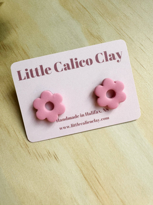 Groovy Daisy Studs | Polymer Clay Earrings