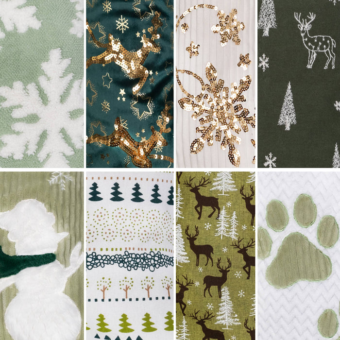 New Fresh Forest Style Christmas Stocking