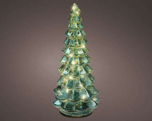 Glass Tree Mico LED Green 21 cm