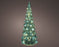 Glass Tree Steady Micro LED Emerald 32 cm