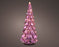 Glass Tree Mico LED Pink 21 cm